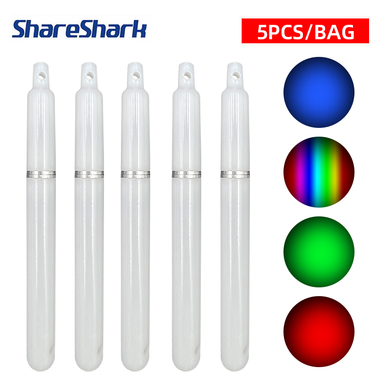 Fishing Boat Navigation Light - ไฟตกปลาเรืองแสง ShareShark 5 ชิ้น/ถุง ไฟ LED