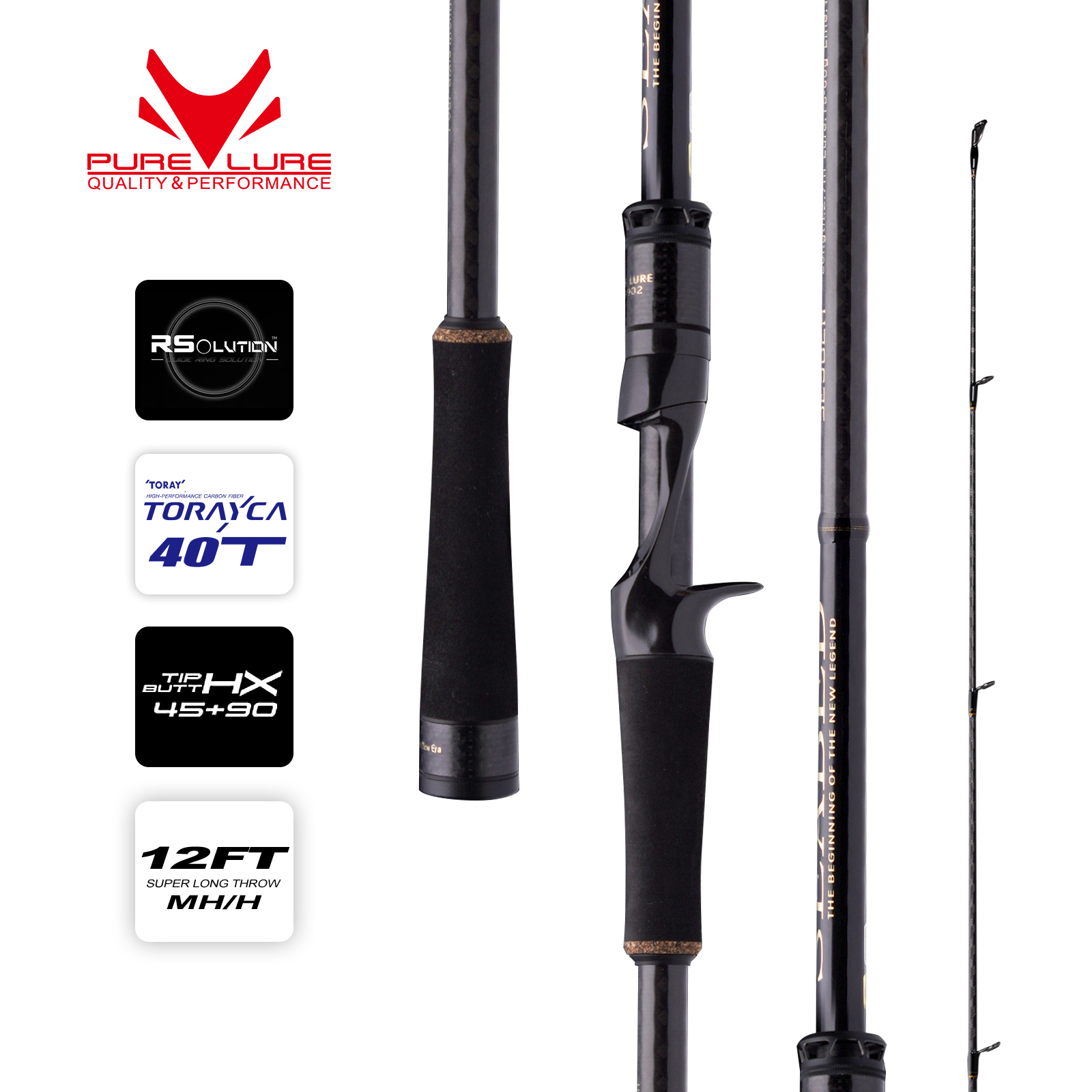 Kastking Reel Zephyr - คันเบ็ดตกปลาทะเล PURELURE SEABED 12FT 3.0ม. 3.3ม.
