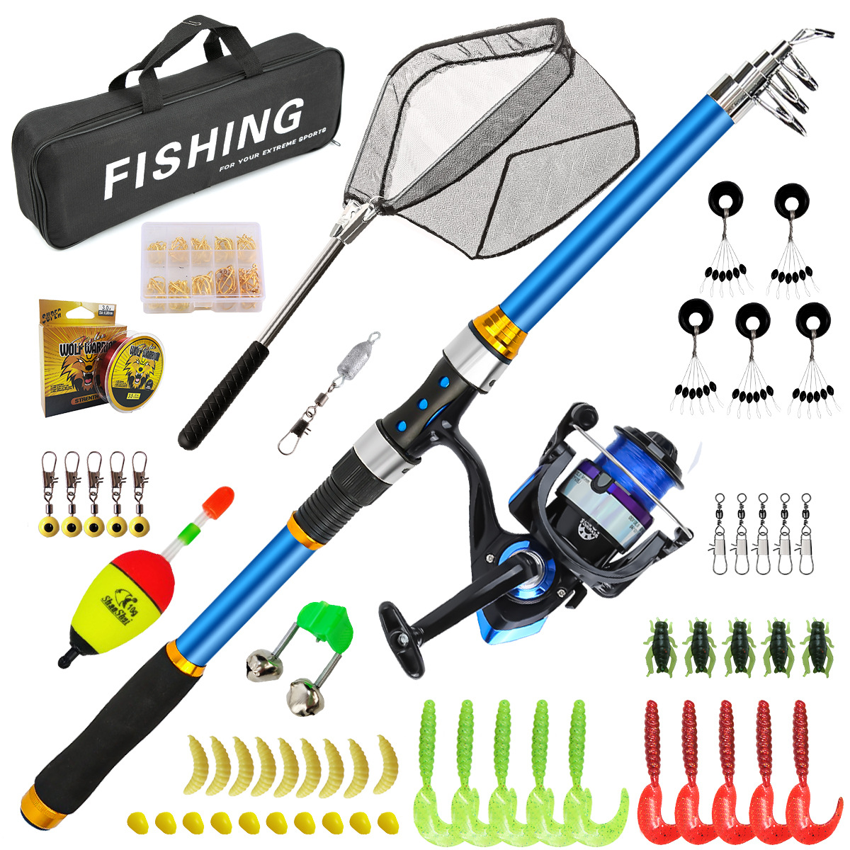 2.1-3.6M Telescopic Glass Fibe - Fishing Boat Oar บทวิจารณ์และราคา
